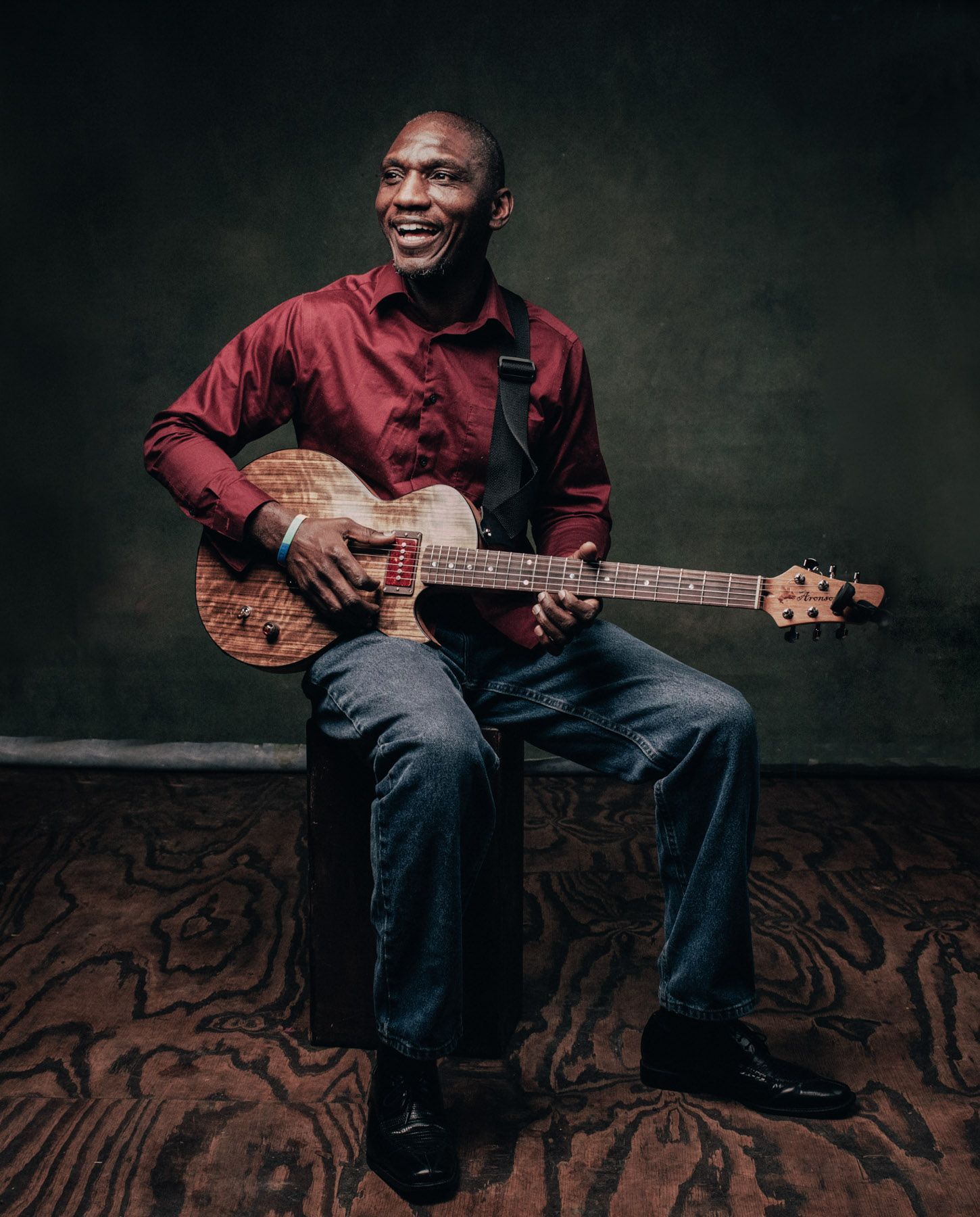 Cedric Burnside blues guitarist music portrait