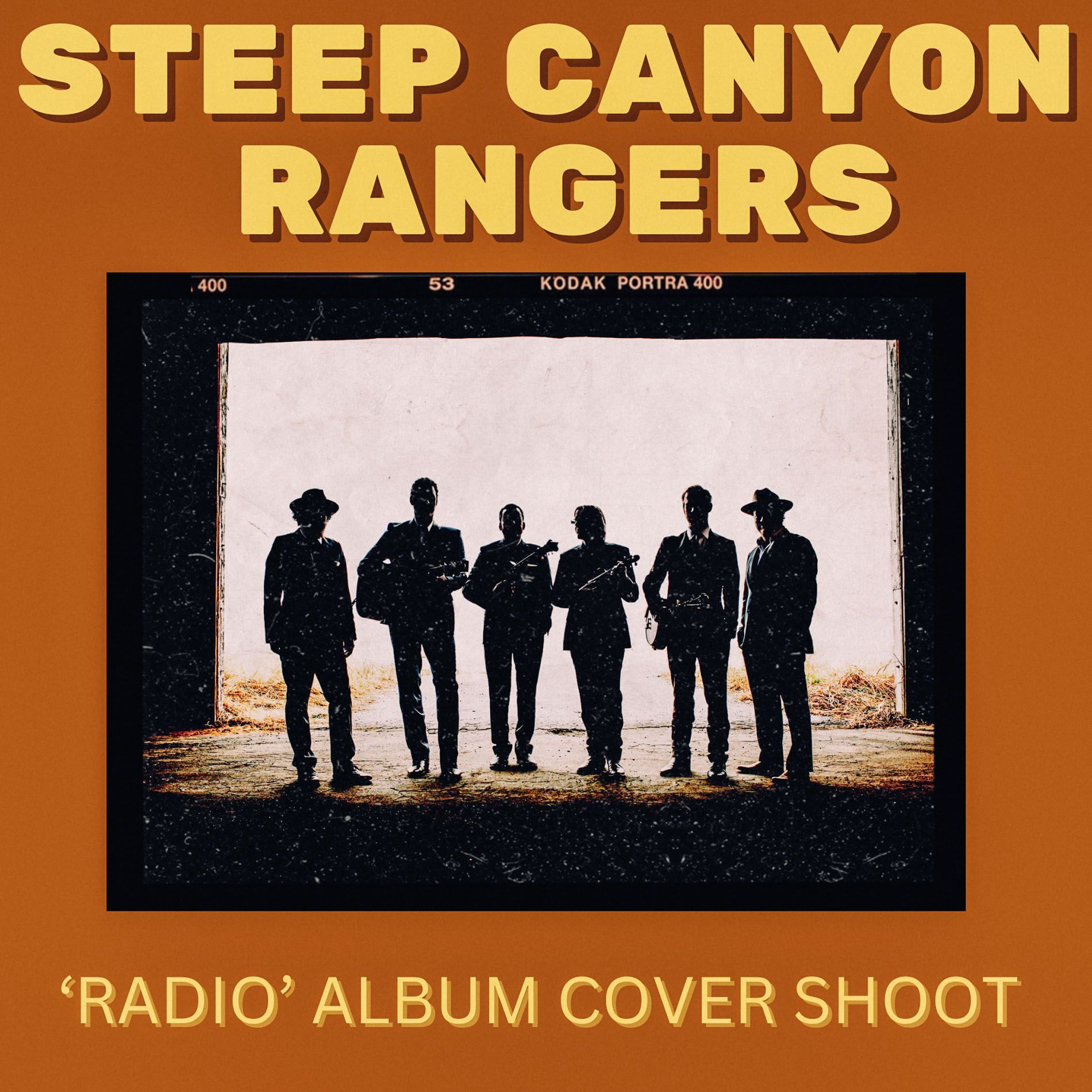 Steep Canyon Rangers silhouette for Radio album cover