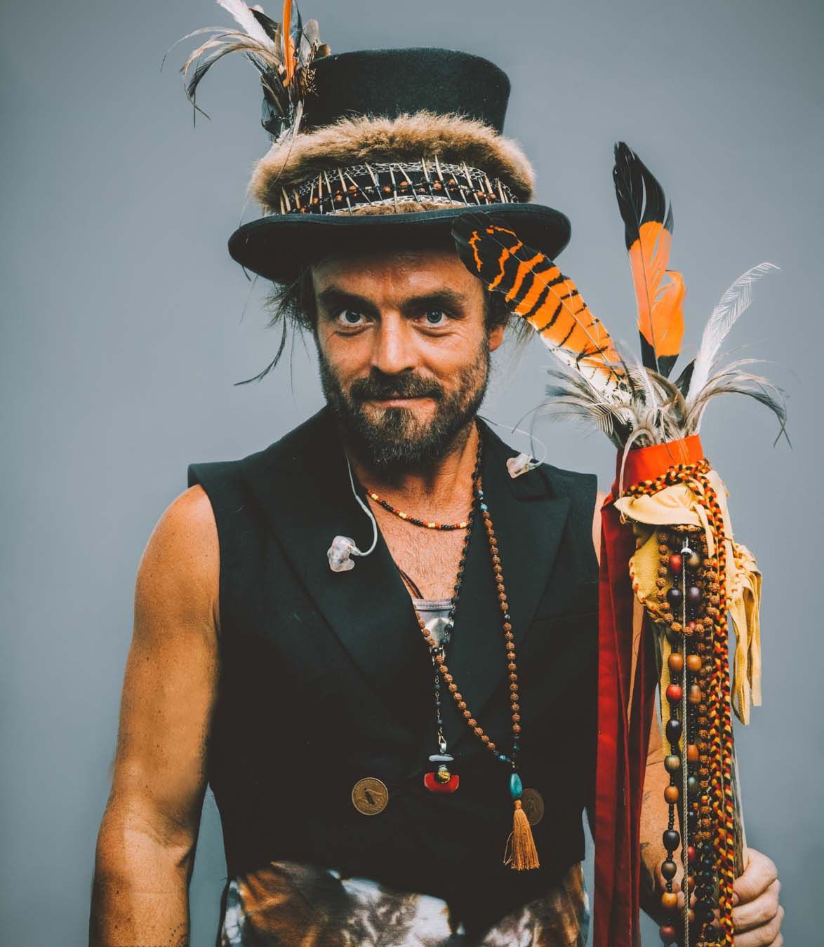 Xavier Rudd photo by Asheville music photographer Sandlin Gaither