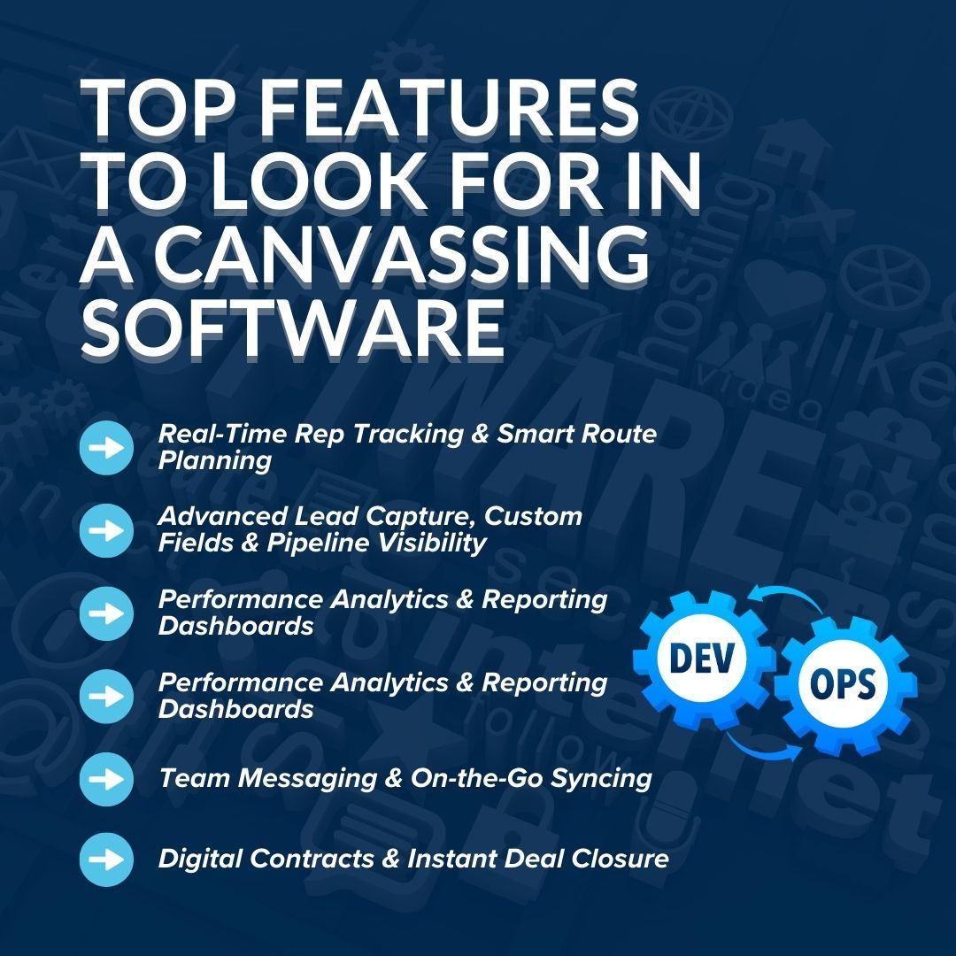 Top Features to Look For in a Canvassing Software