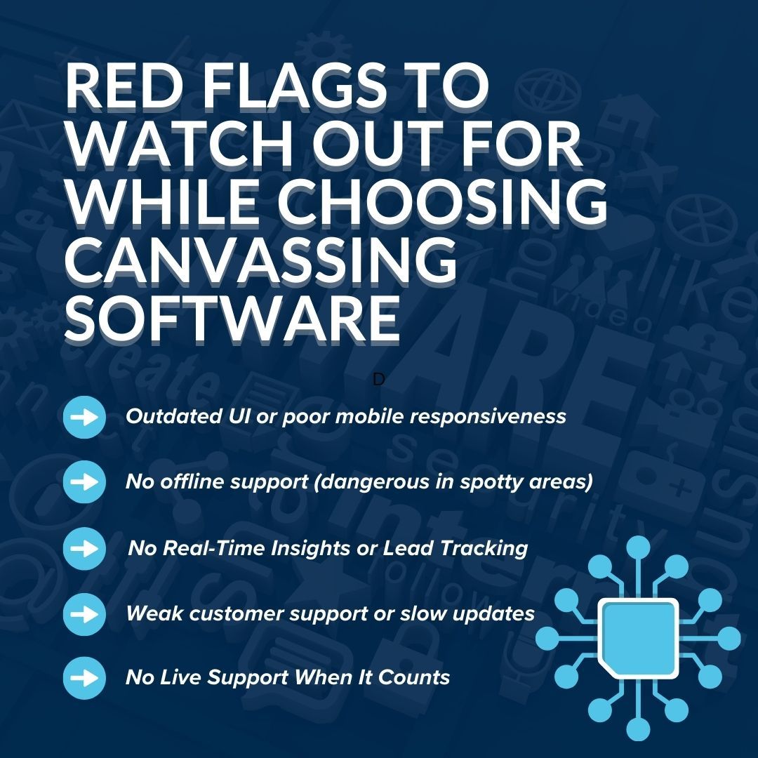 Red Flags to Watch Out For While Choosing Canvassing Software