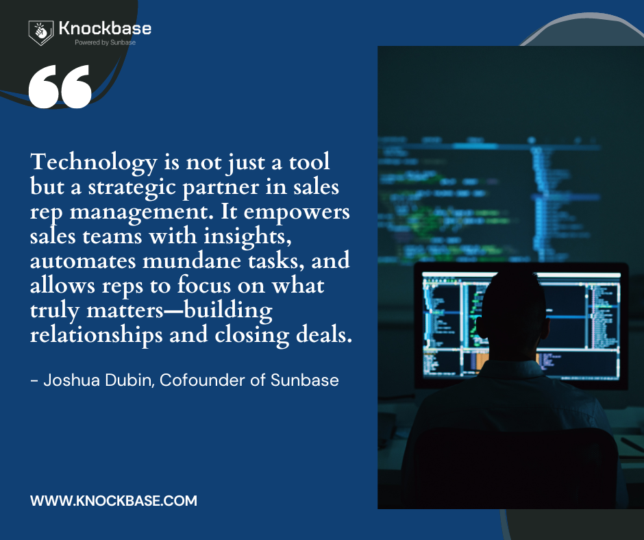 Role of Technology in Sales Rep Management