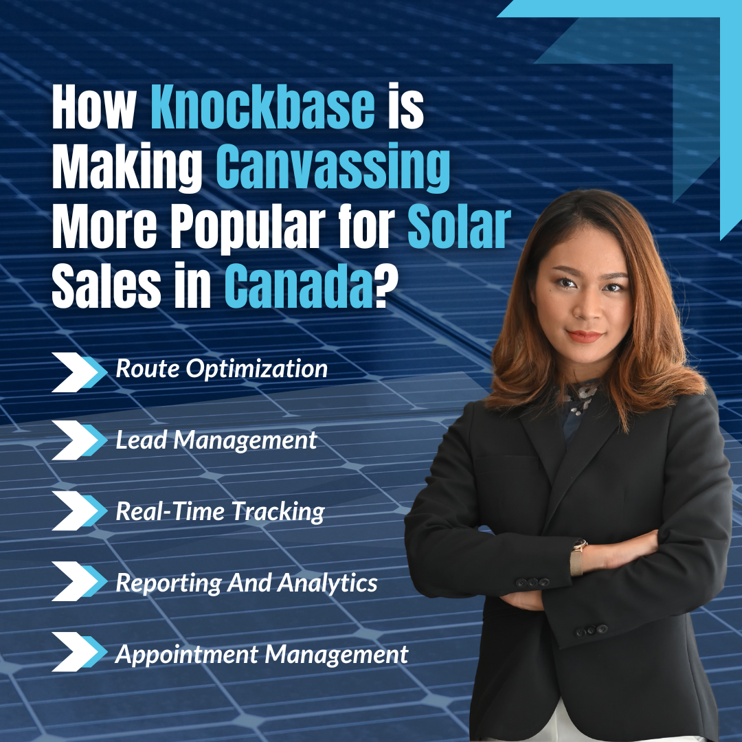 How Knockbase is Making Canvassing More Popular for Solar Sales in Canada?