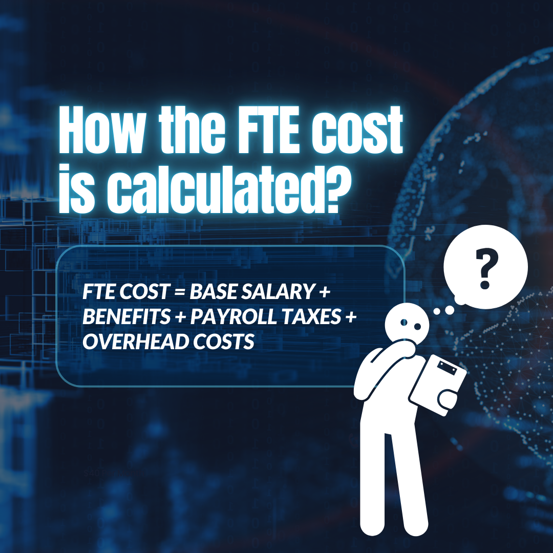 How is the FTE cost calculated?
