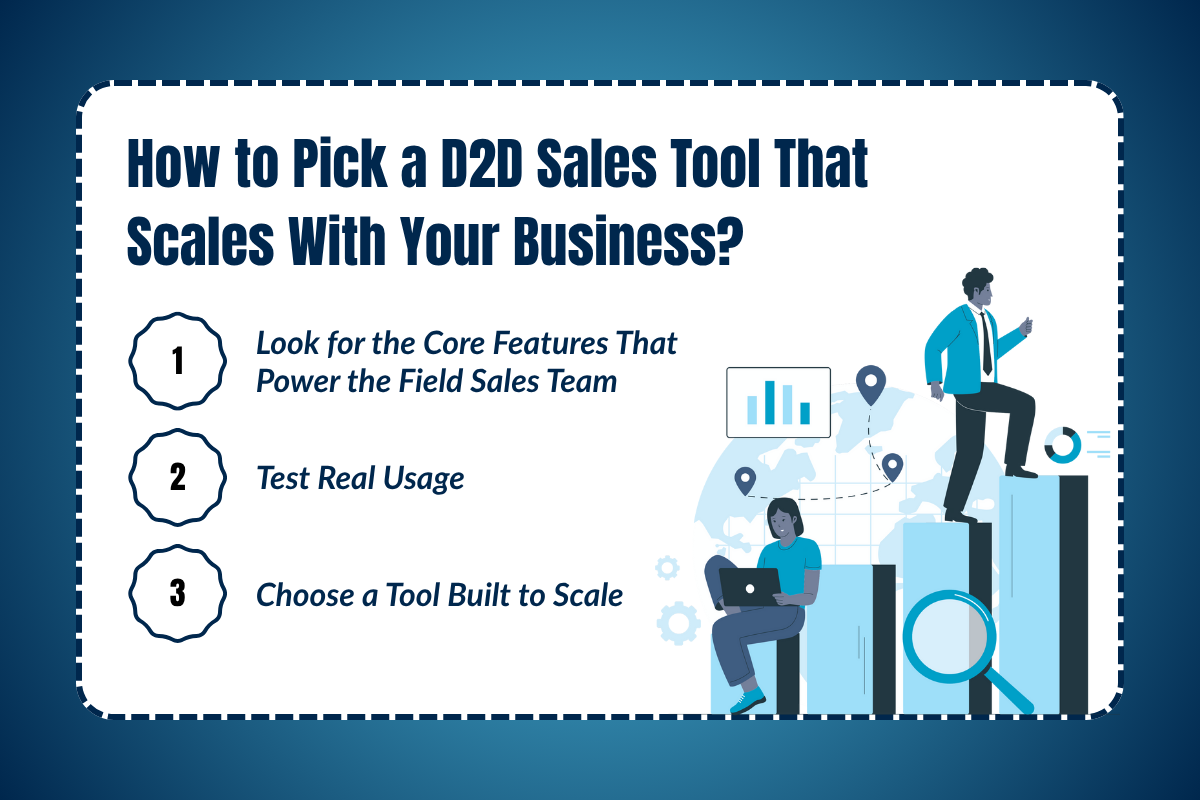 How to Pick a D2D Sales Tool That Scales With Your Business?