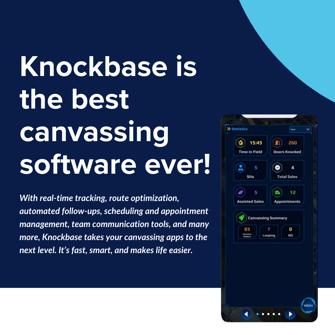 Knockbase Canvassing Software for Canvassing Campaigns