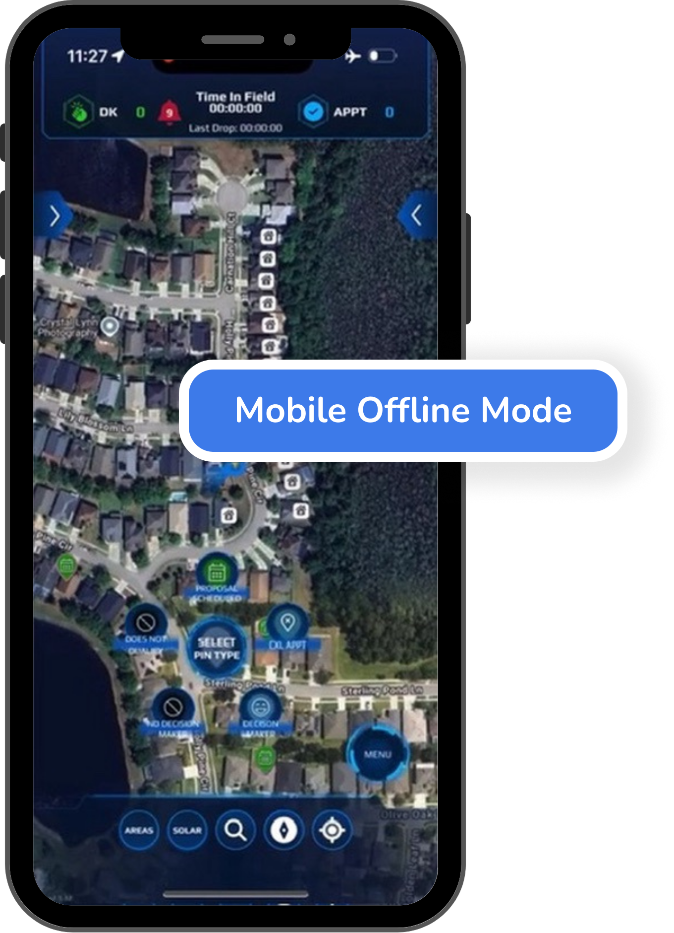 Door-to-door sales software