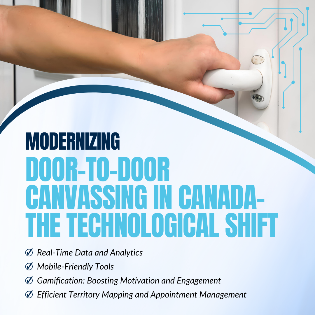Modernizing Door-to-Door Canvassing in Canada- The Technological Shift