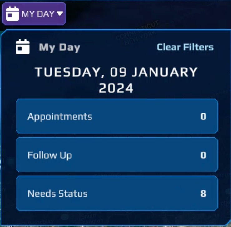 Canvassing Tools - Day Planner