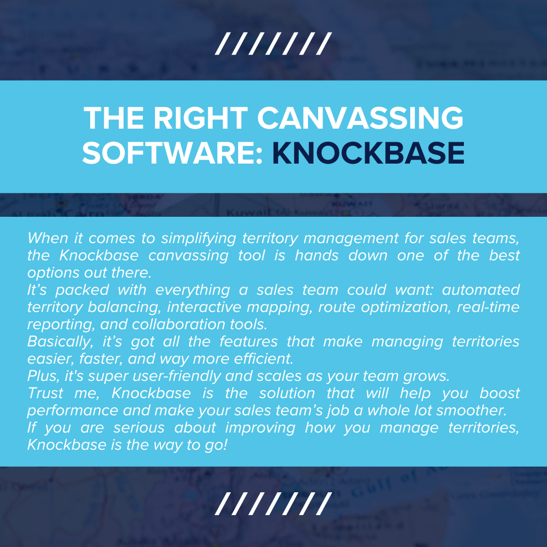 The Right Canvassing Software: Knockbase