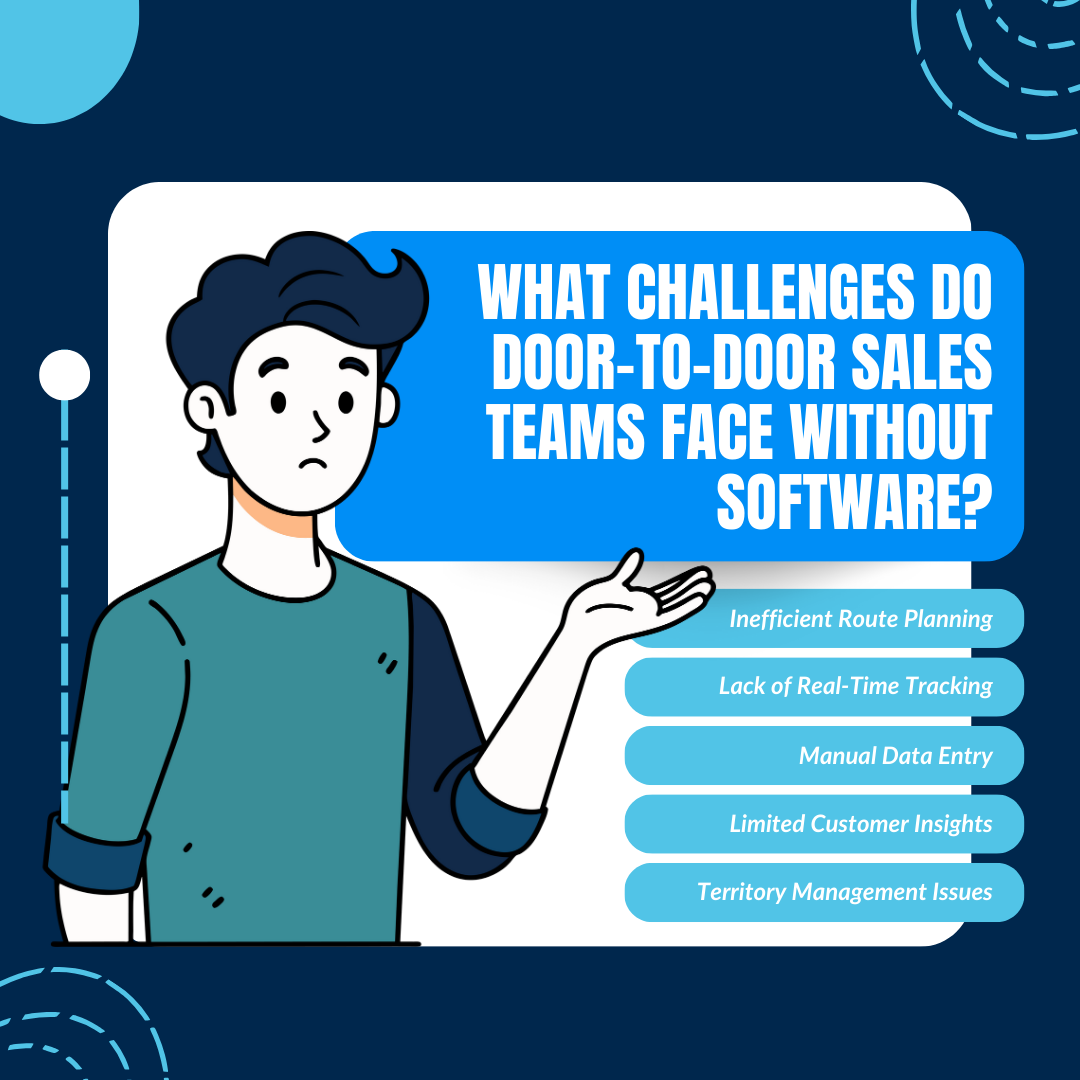 What Challenges Do Door-to-Door Sales Teams Face Without Software?