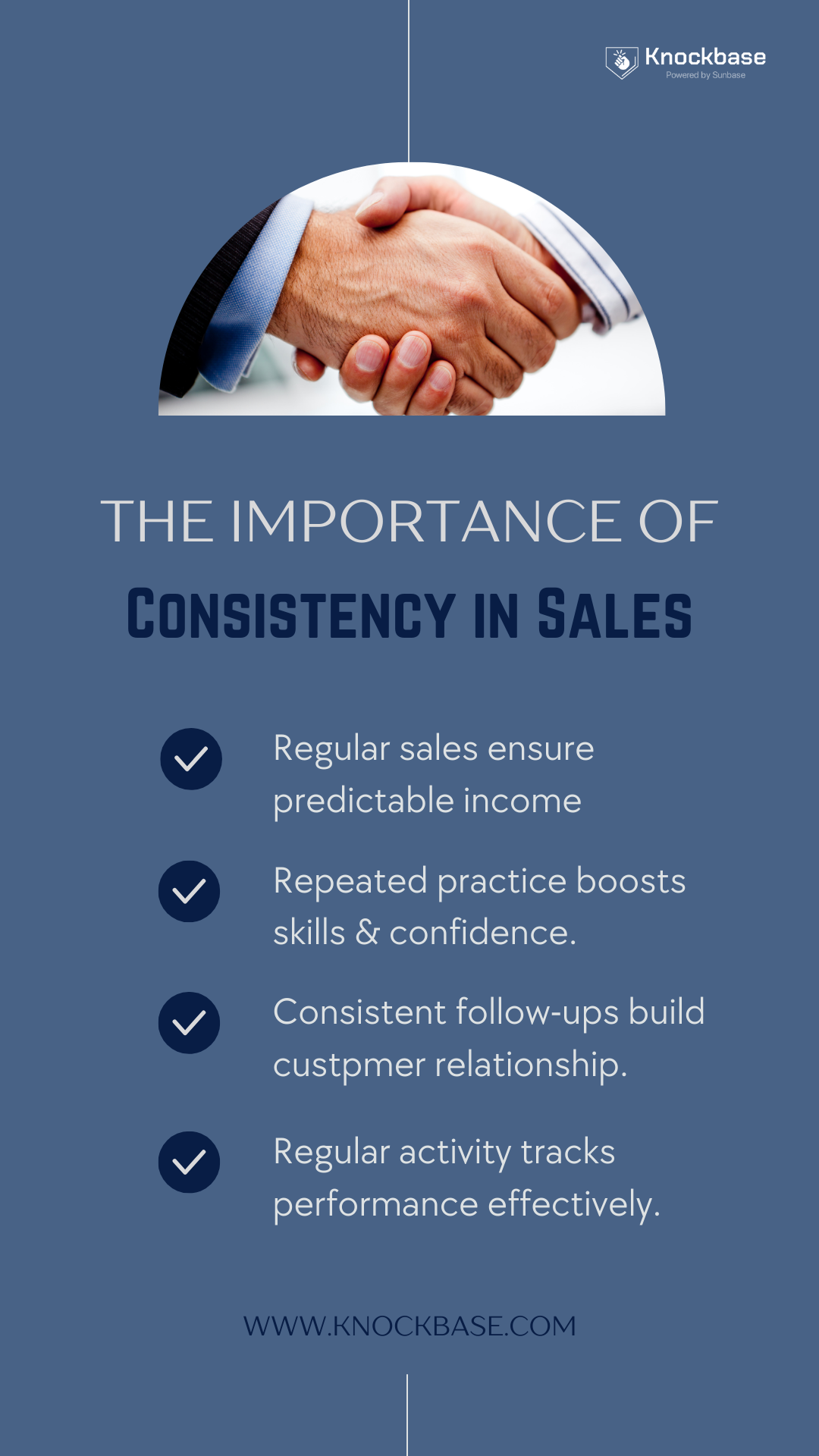 importance of consistency in Sales