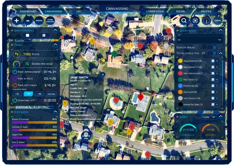Knockbase D2D Sales Software: