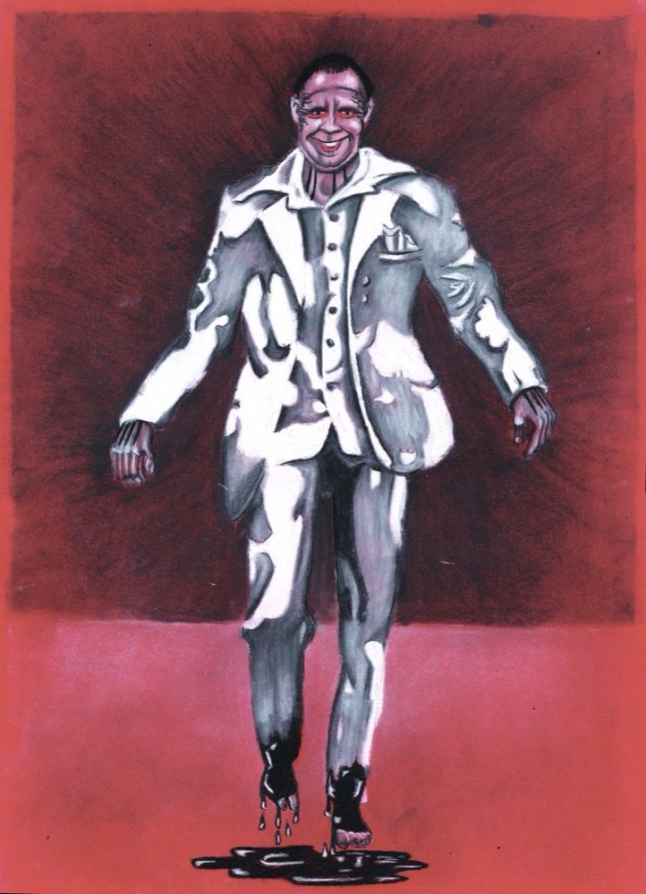 Illustration Kohle Kreide