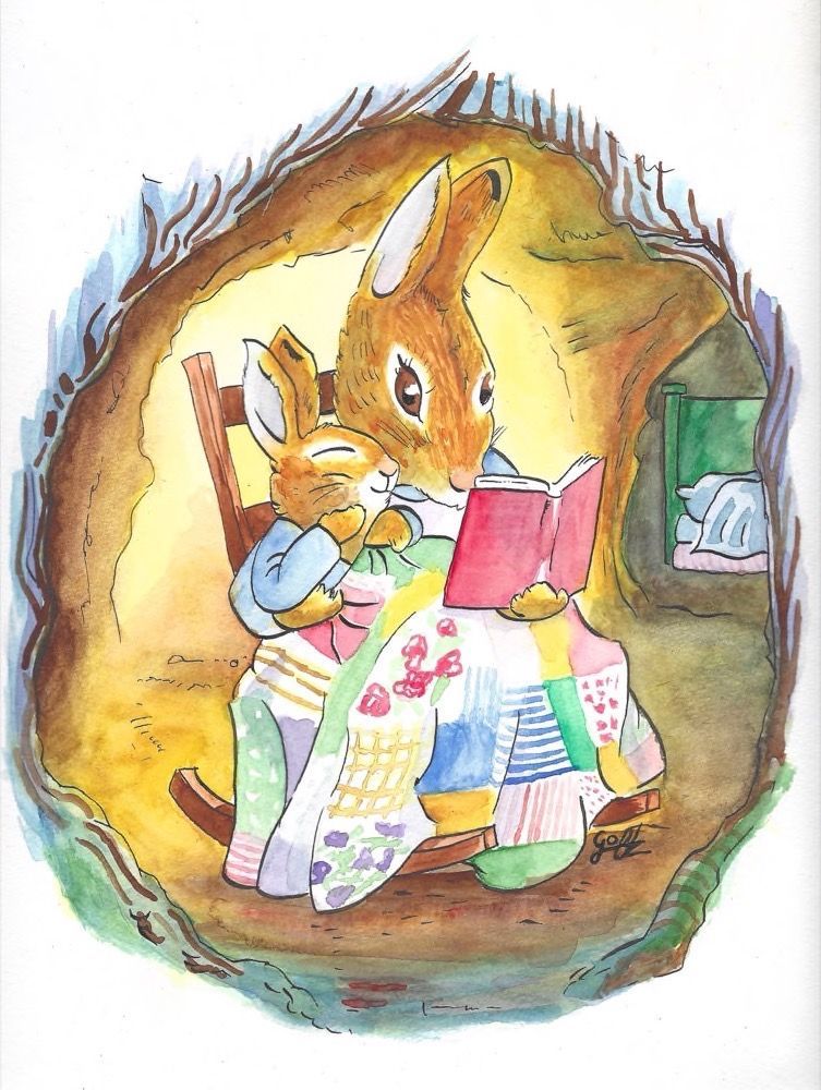 Illustration Tusche Aquarellfarben