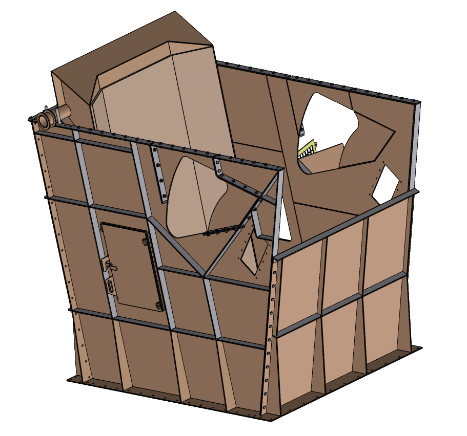 A Drawing Of A Box With A Hole In The Middle — JMG Maintenance & Fabrication In Muswellbrook NSW