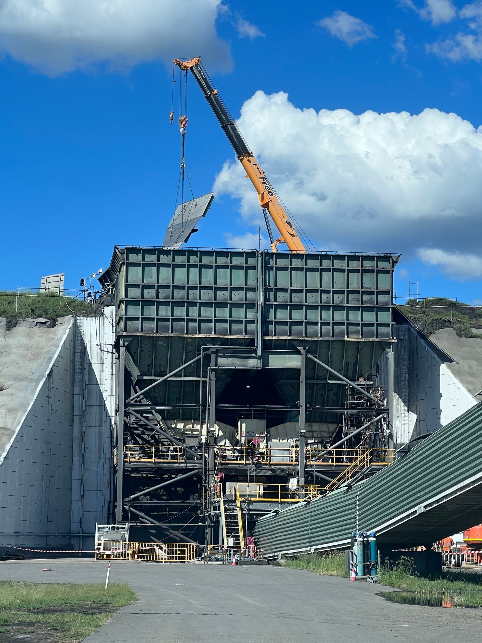 HDPE pipe welding for connection water supply at construction site — JMG Maintenance & Fabrication In Central Coast NSW