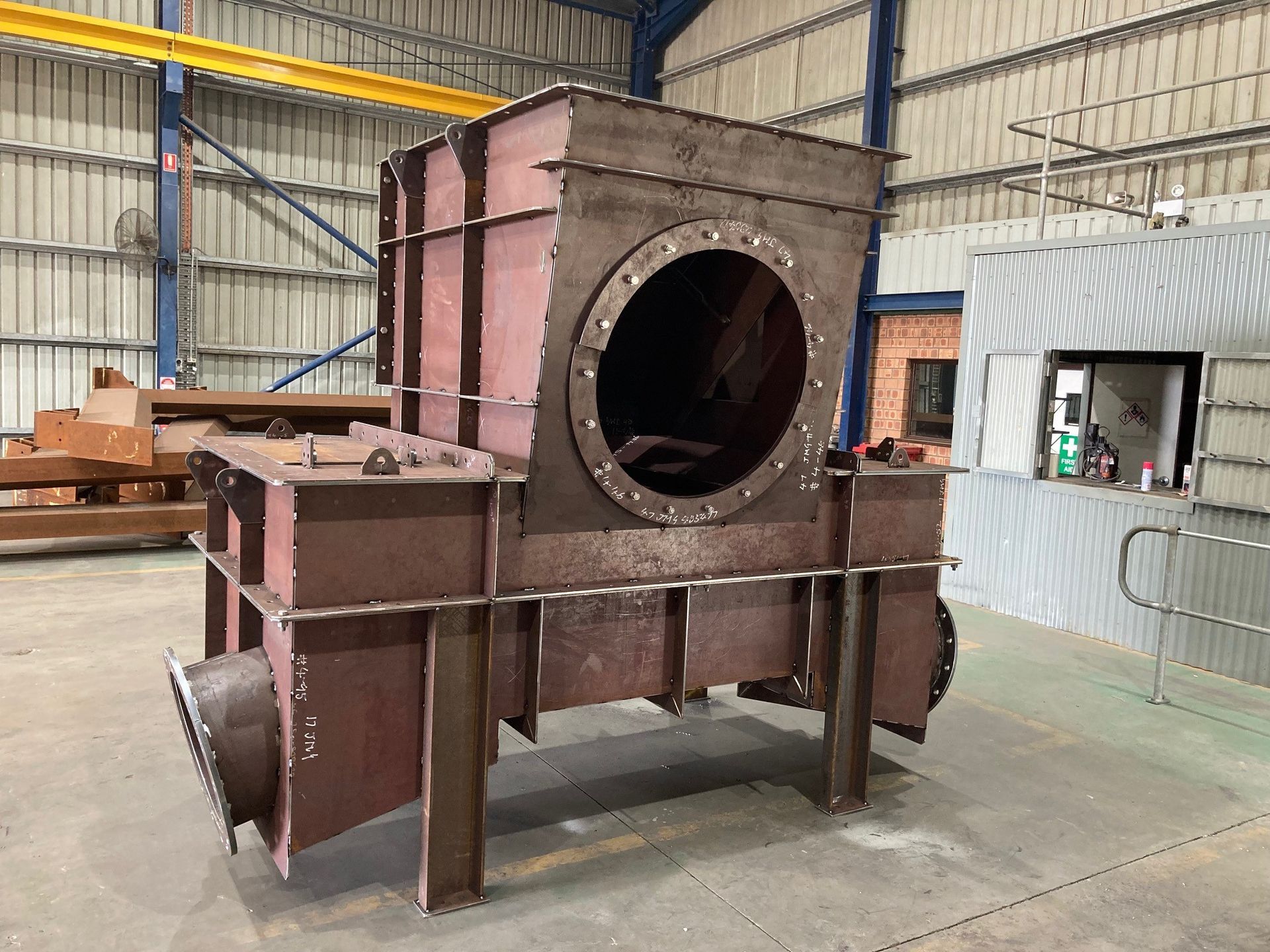 A Large Metal Structure With A Hole In The Middle — JMG Maintenance & Fabrication In Muswellbrook NSW