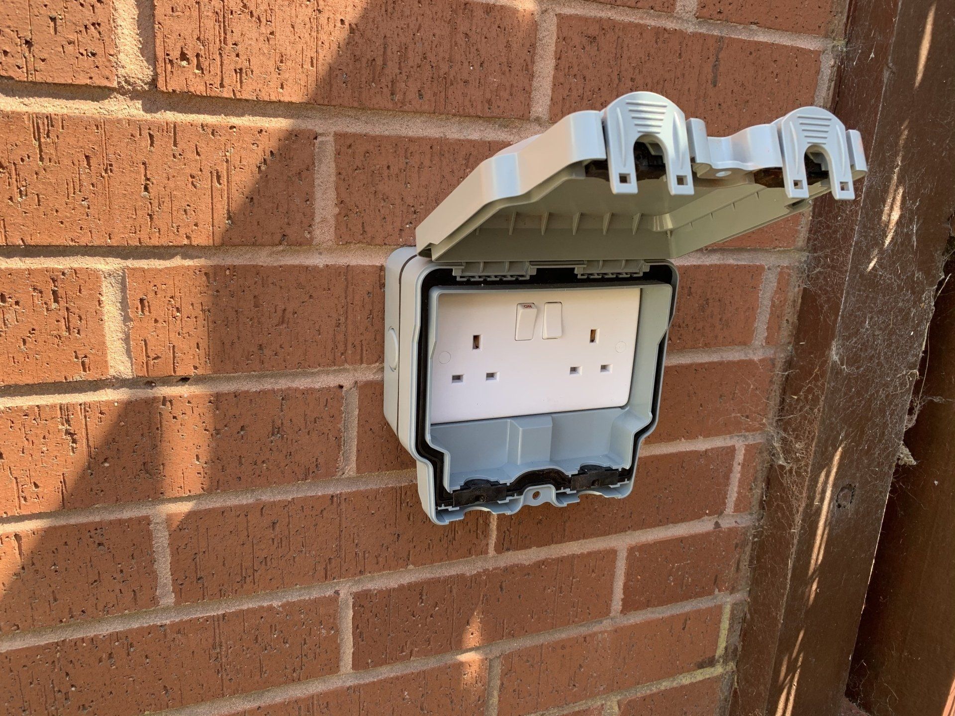 out door sockets  carried out in newton le willows, Warrington and surrounding areas