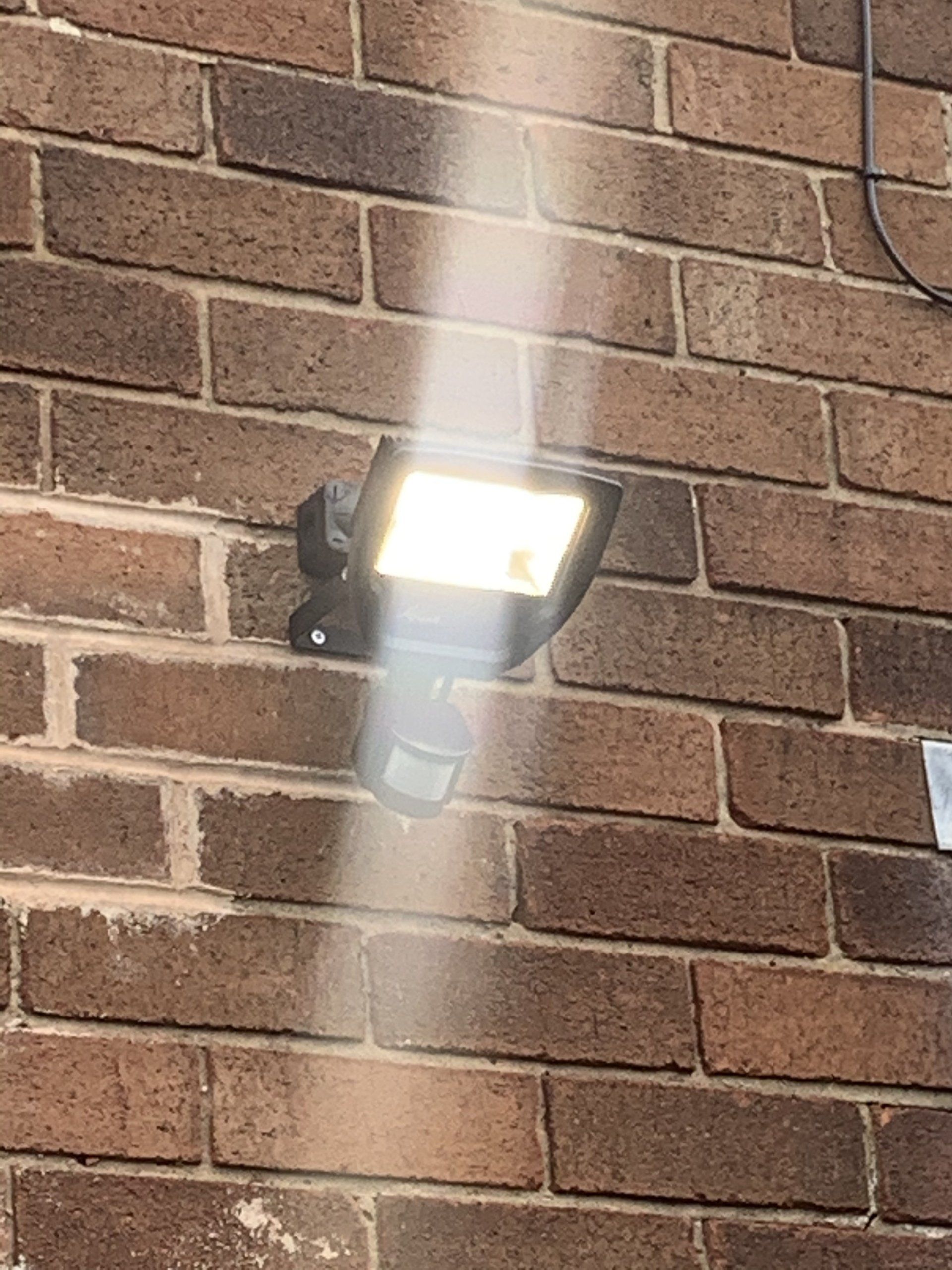 flood lights   carried out in newton le willows, Warrington and surrounding areas