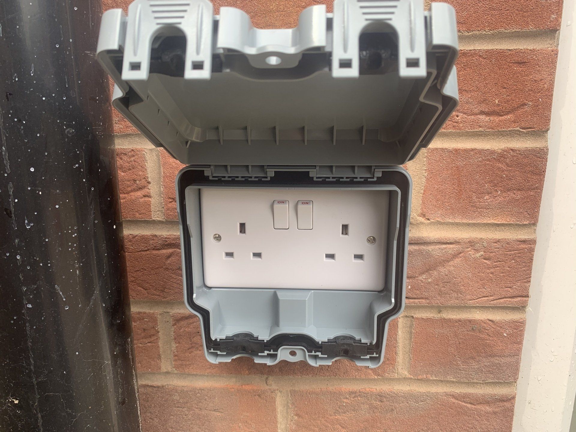 out door sockets  carried out in newton le willows, Warrington and surrounding areas