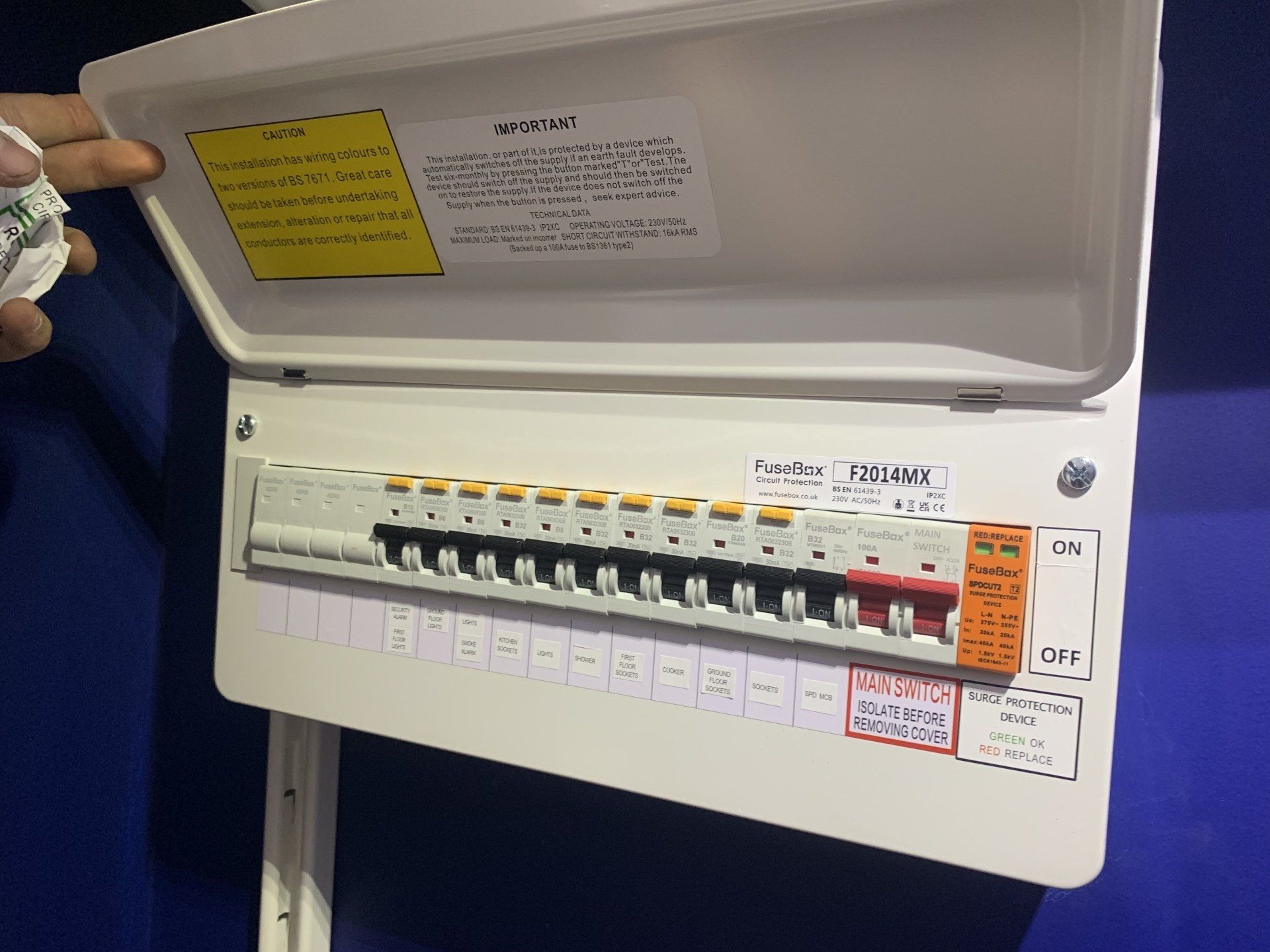 Fuse box upgrade in newton le willows and Warrington.