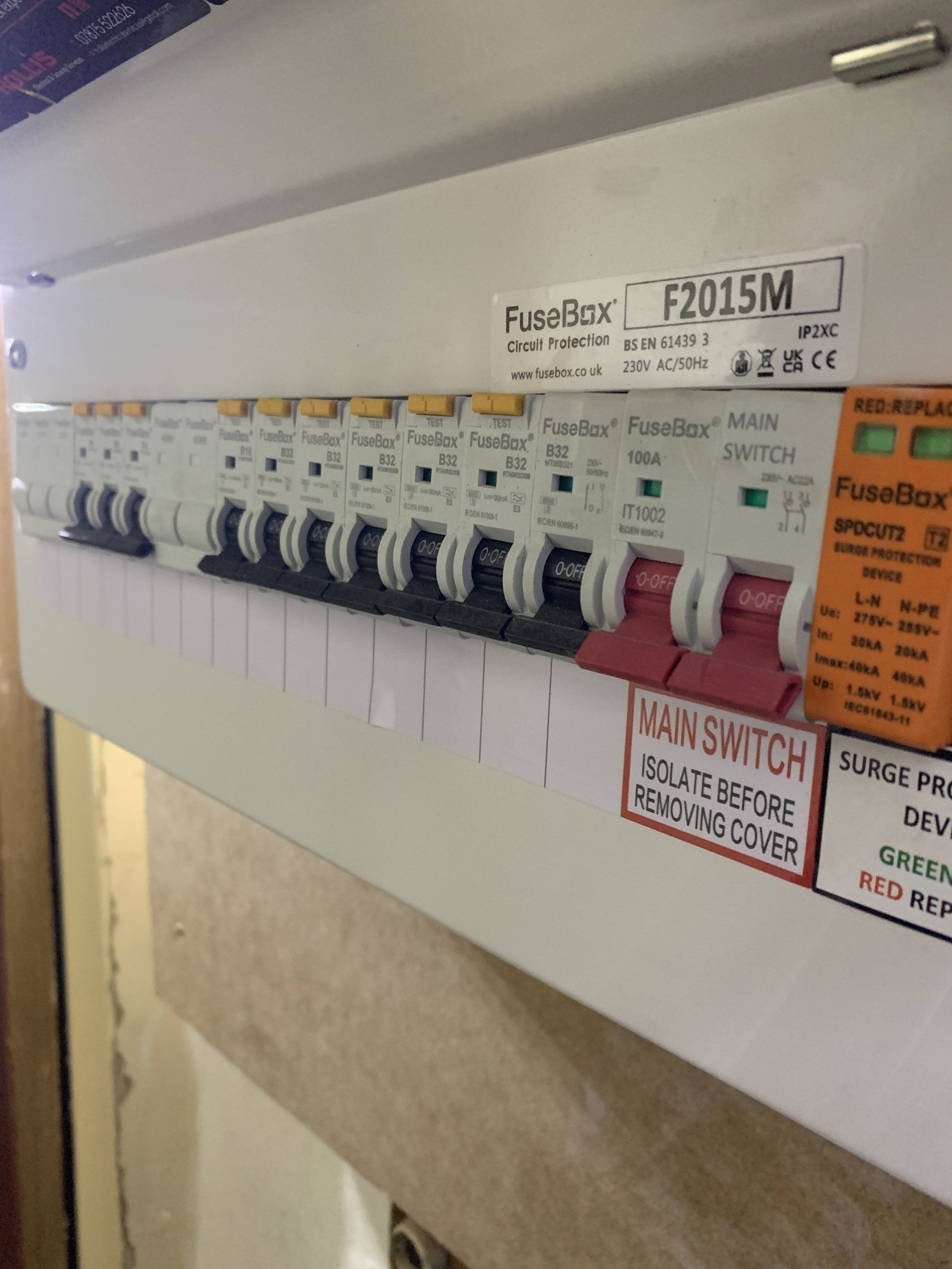 Fuse box upgrades Warrington, fuse board replacements north west, fuse board replacements near me