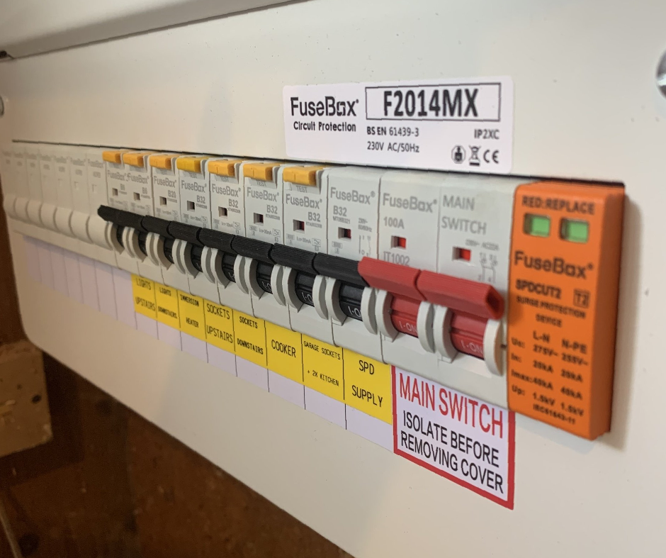 fuse box upgrades  carried out in newton le willows, Warrington, St Helens  and surrounding areas