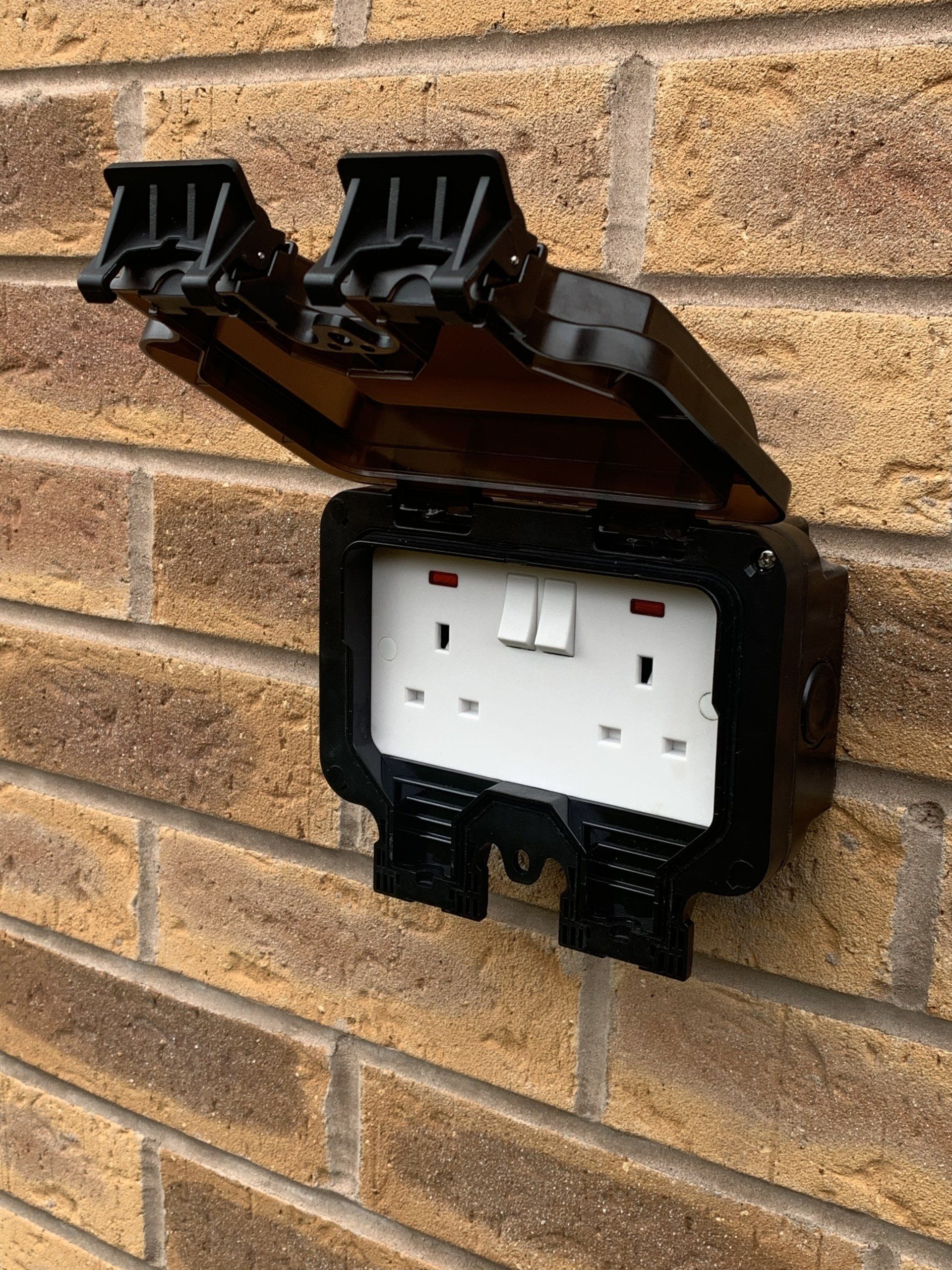 Out door sockets installed by your trusted local electrician