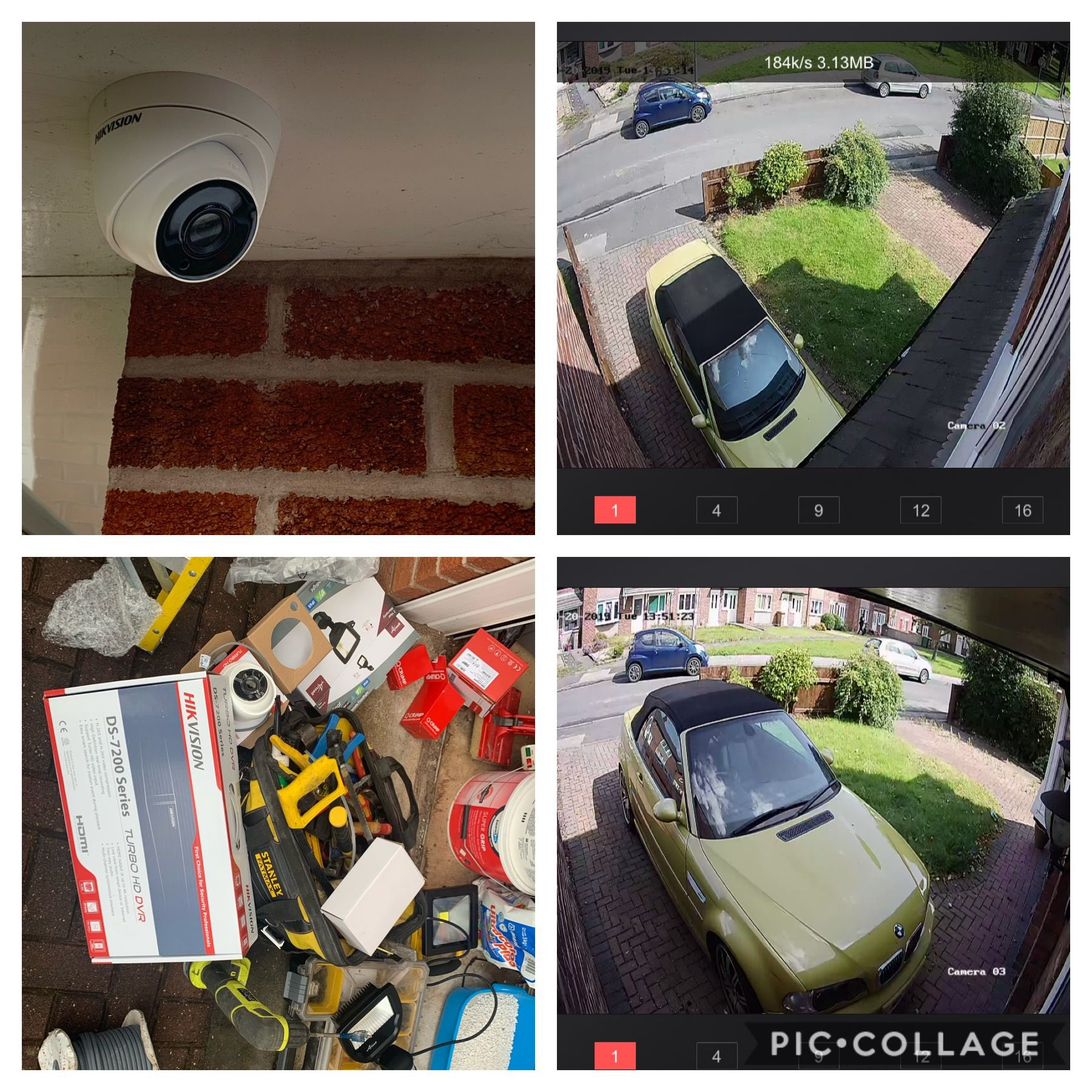 CCTV cameras installed by Electrician4you in Newton Le Willows and surrounding areas. 
