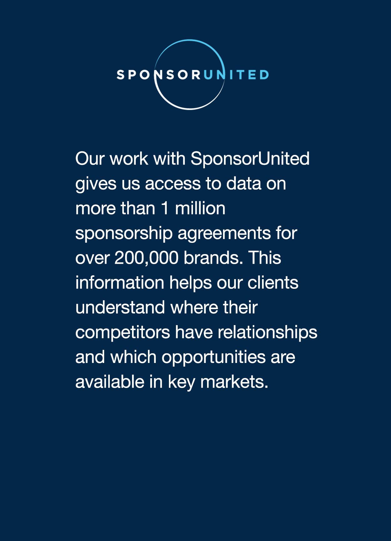 SponsorUnited Data Case Study