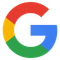 Google multicolor “G” logo on a white background