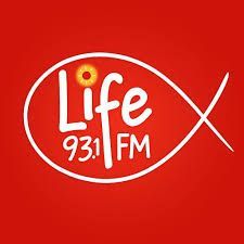 Life 93.1 FM logo: white text 