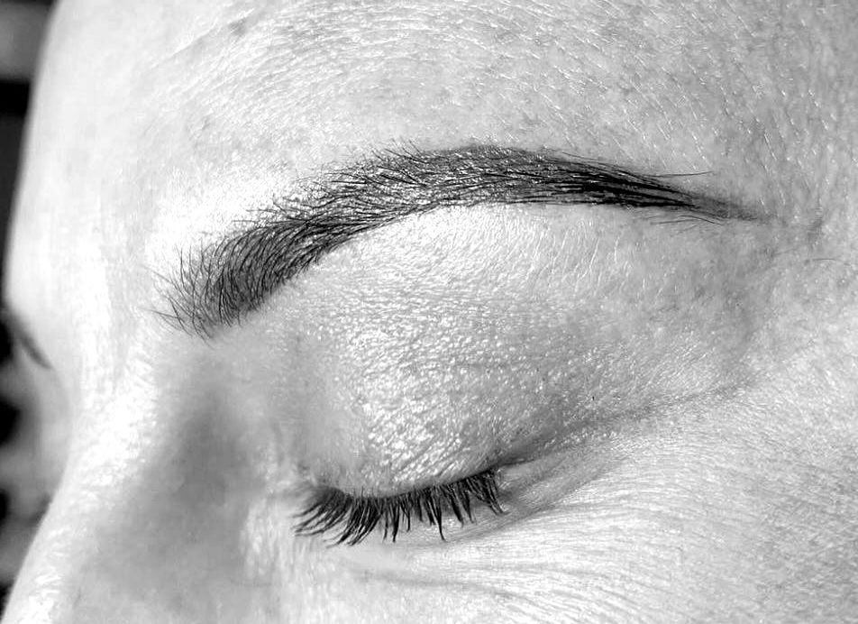 click to learn more about brow wax and tint