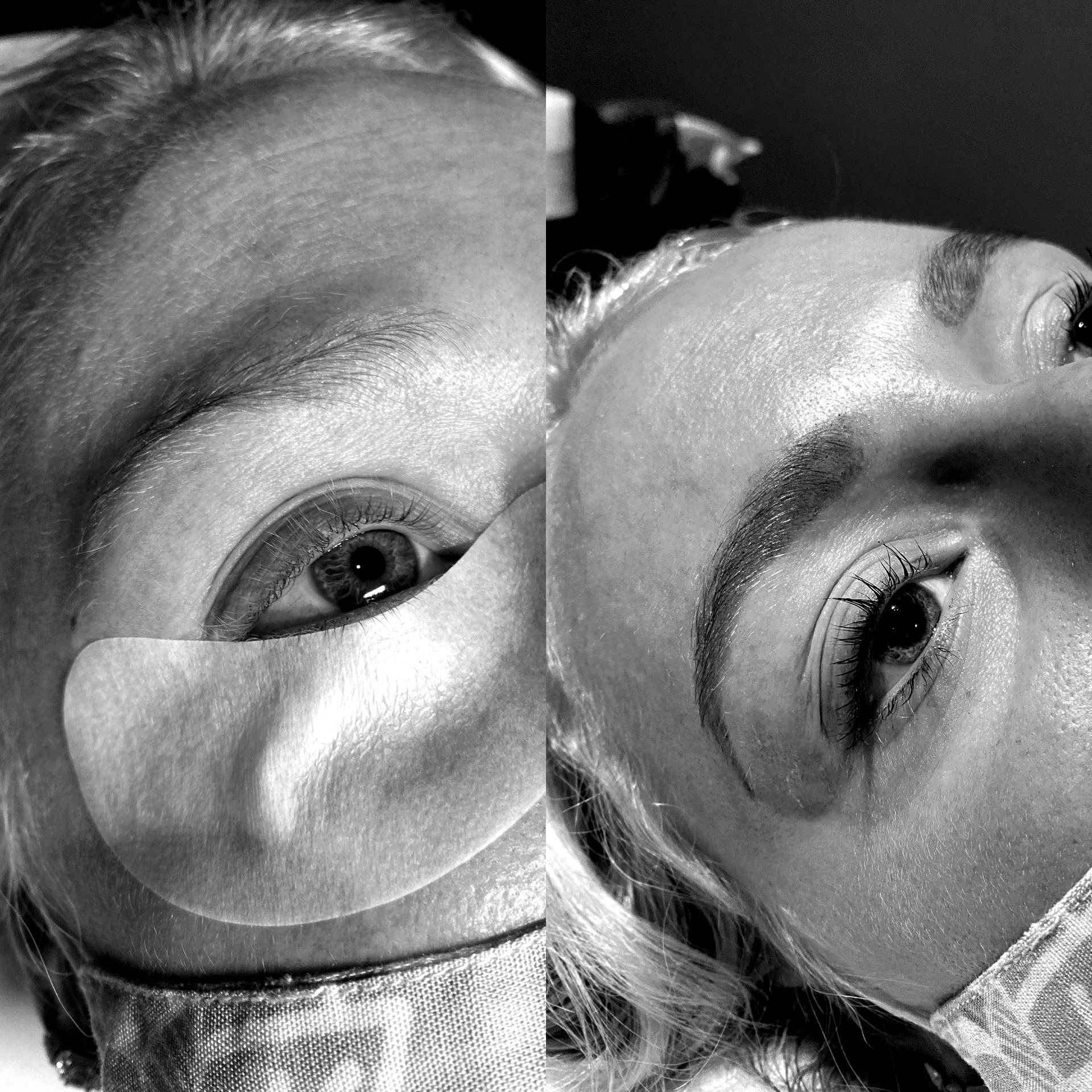Lash Lift and Tint Example