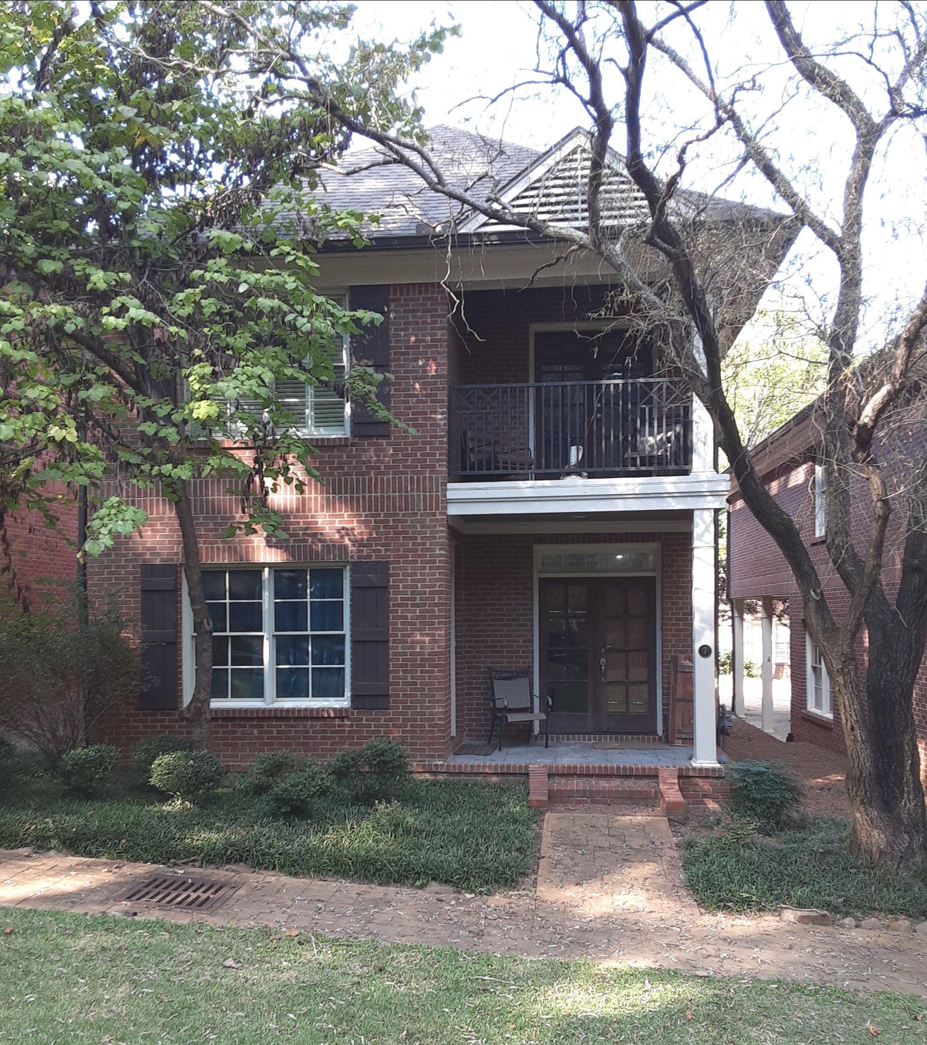 house with trees