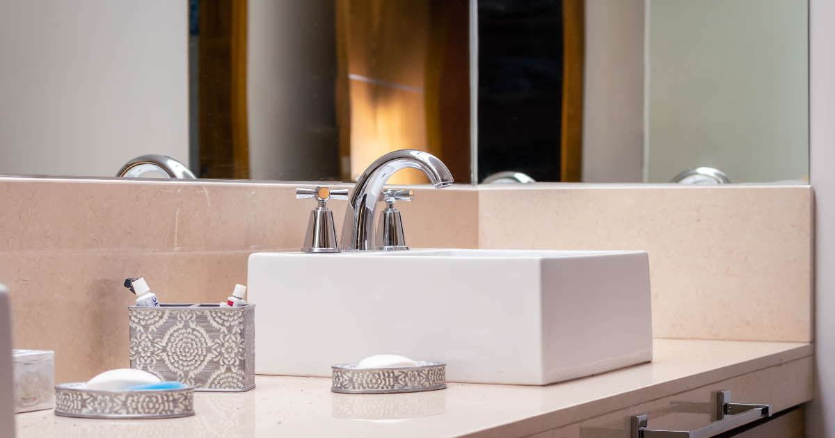 Small bathroom light colour