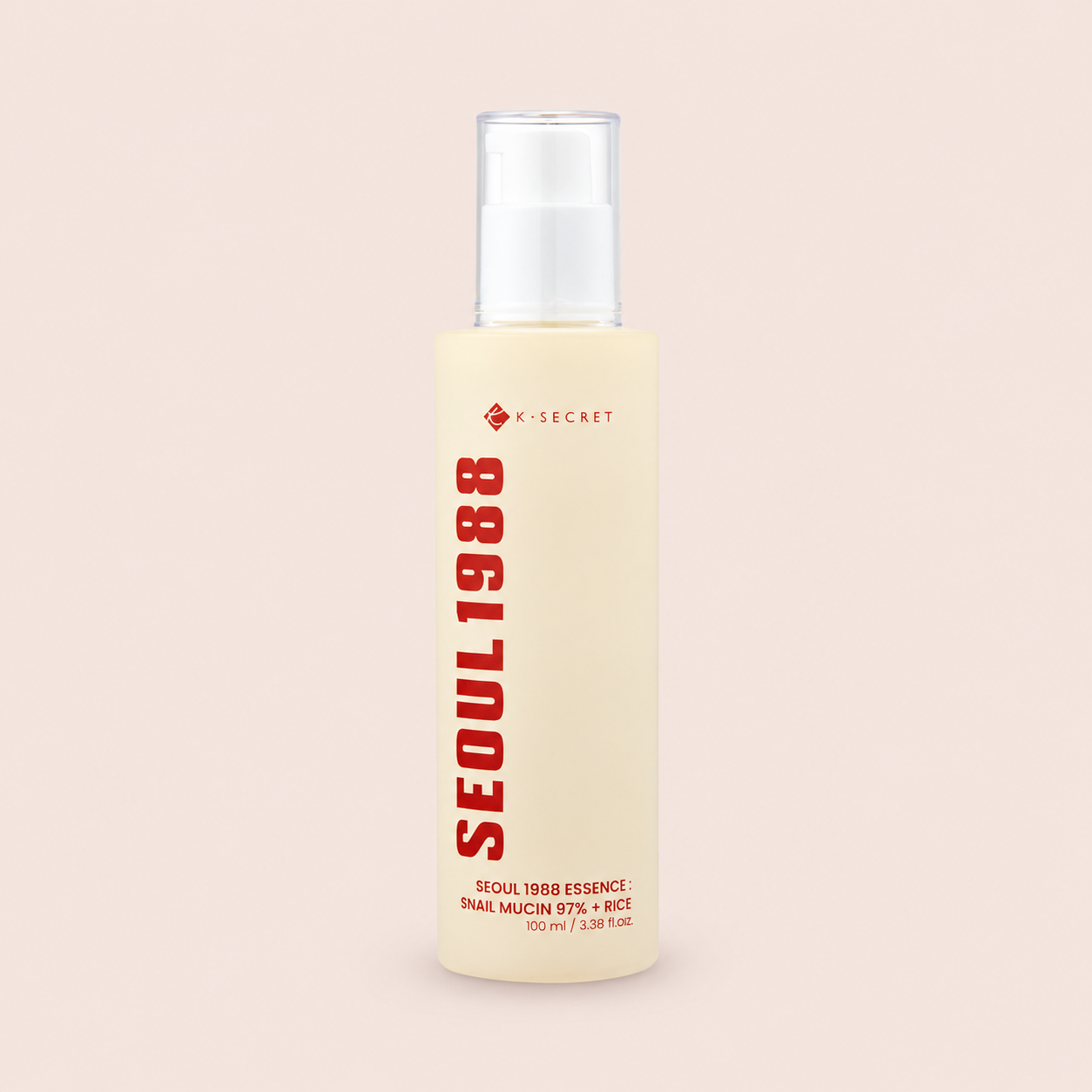 K-SECRET – SEOUL 1988 Essence Snail Mucin 97% + Rice (100 ml)