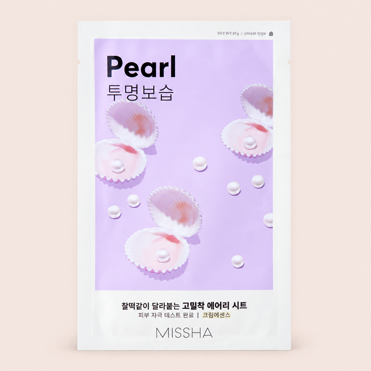 Missha – Airy Fit Sheet Mask Pearl (1 masque)