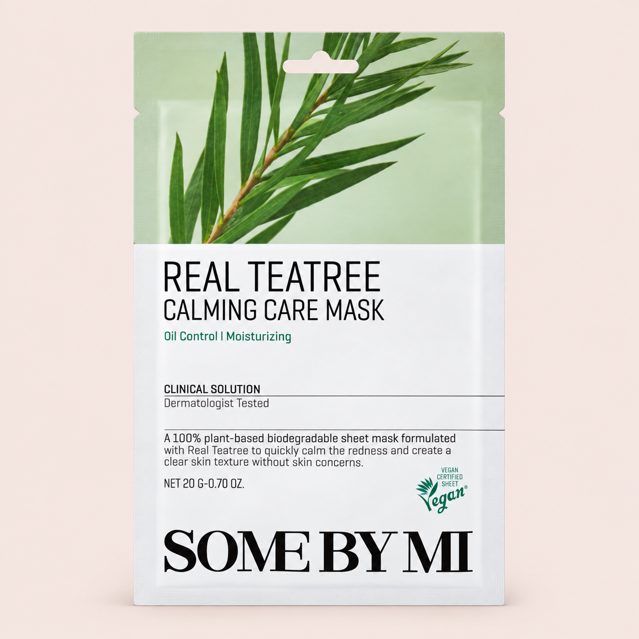 SOME BY MI – Real Teatree Calming Care Mask (1 masque)