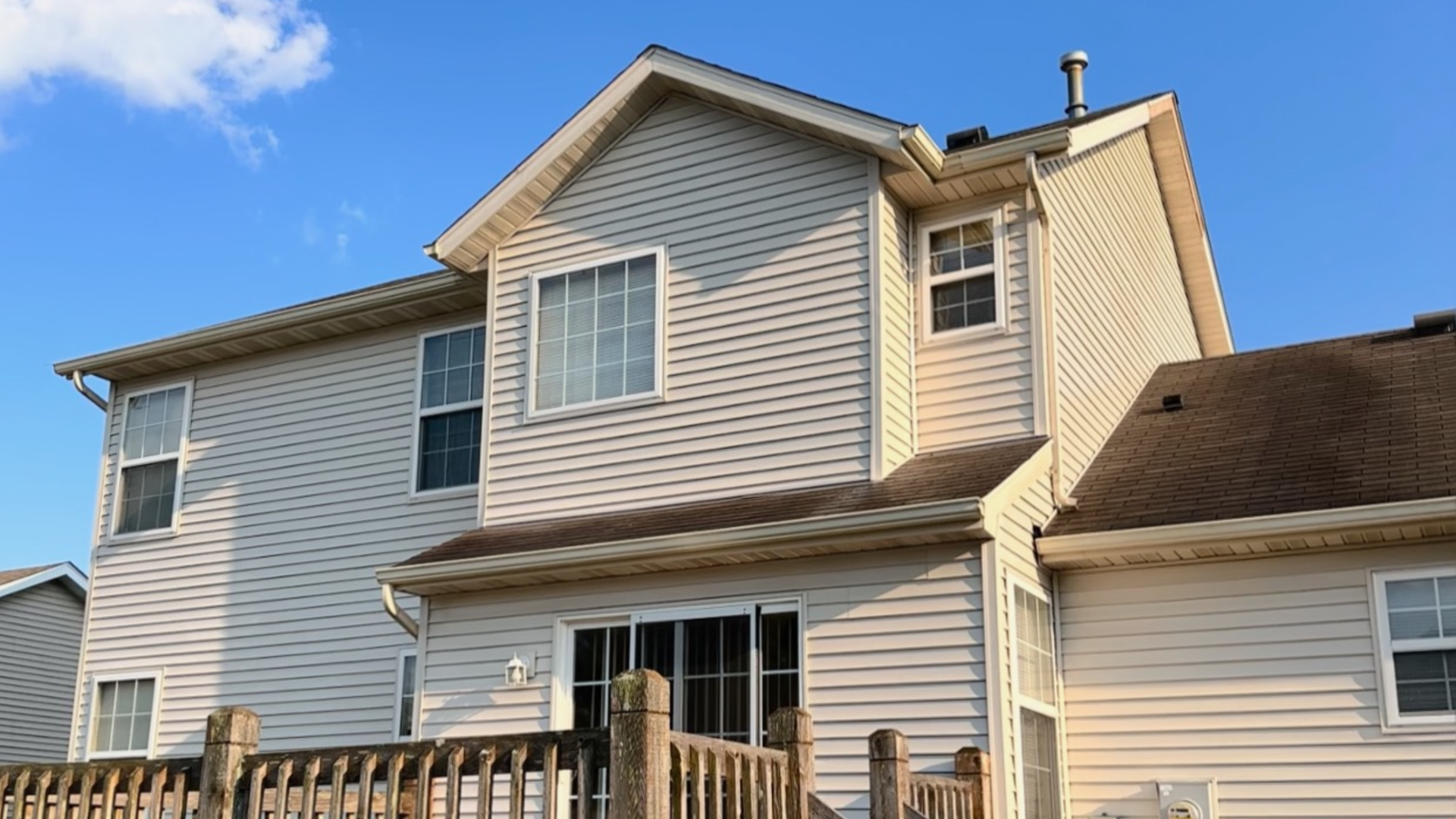 House washing before/after