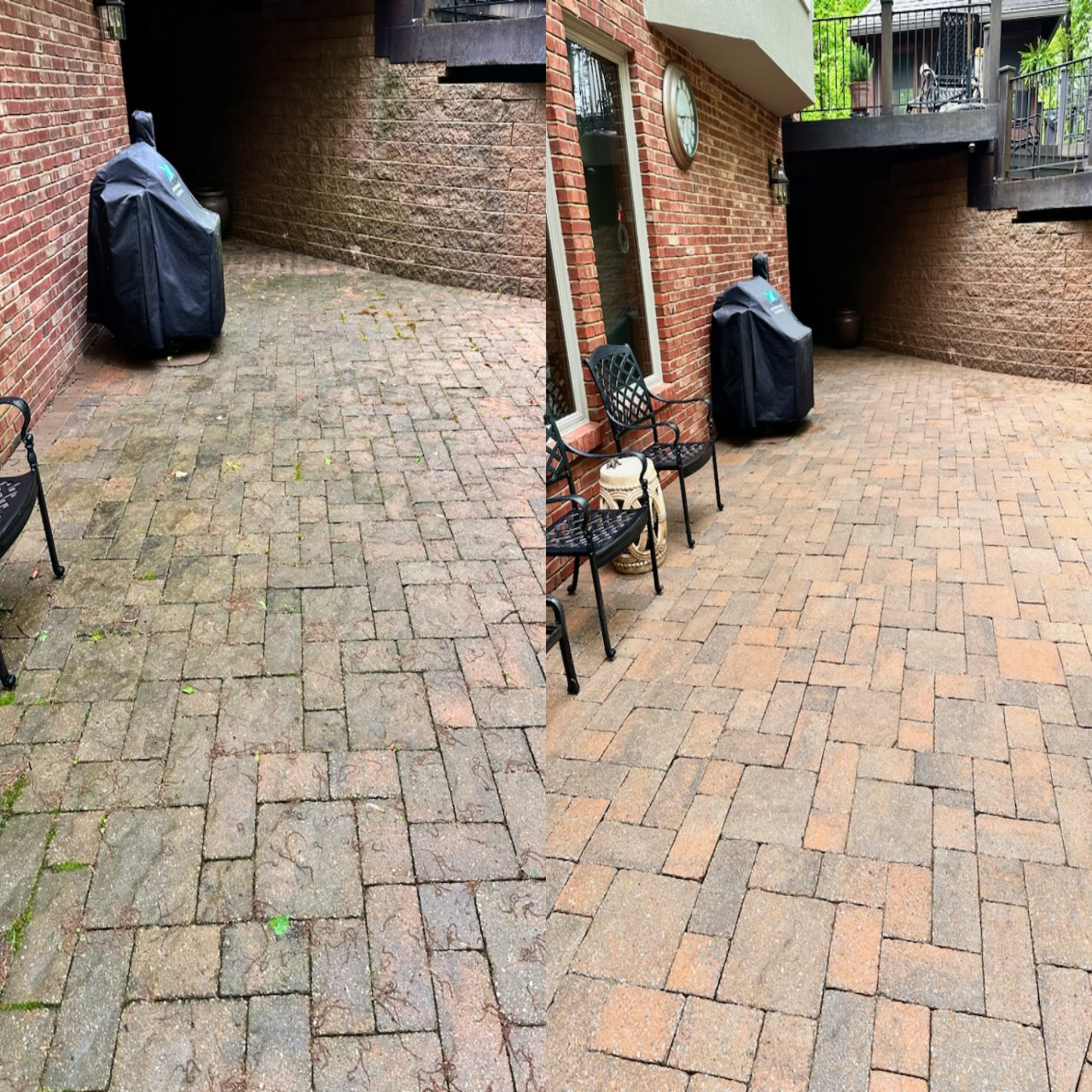 pavers before/after