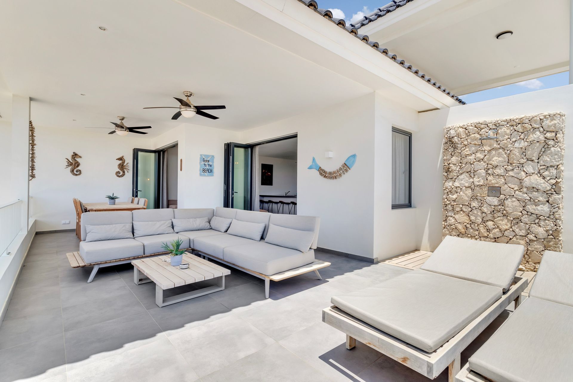 View of Saint Jean Cap Ferrat Renovated Penthouse With Sea Views