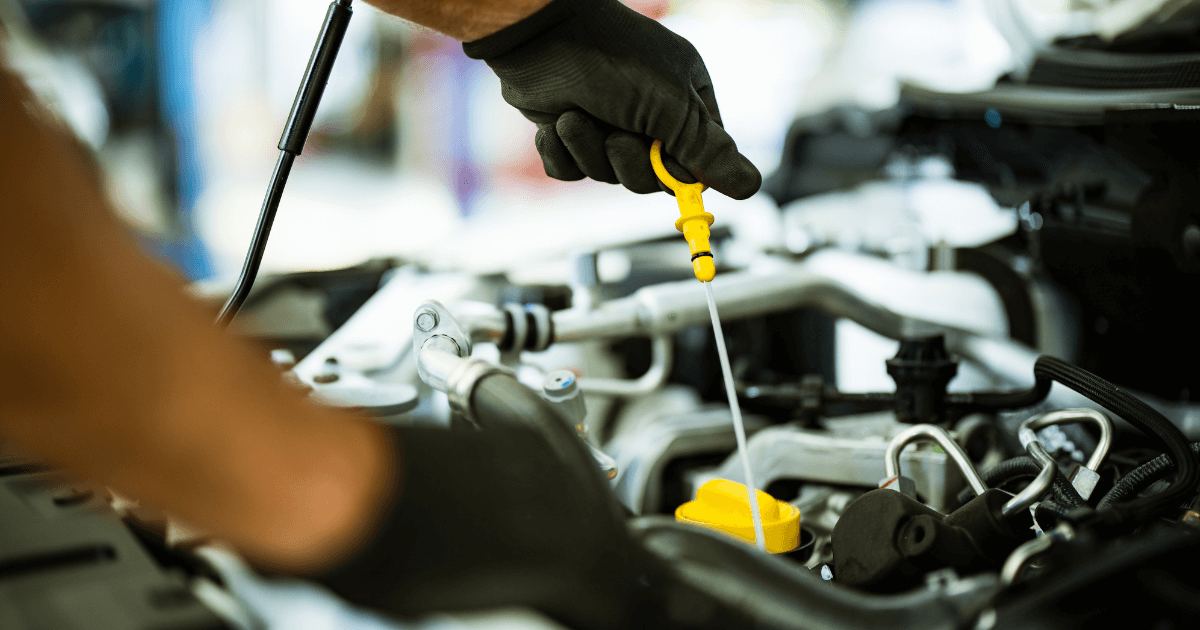 Mobile mechanic doing a tune-up