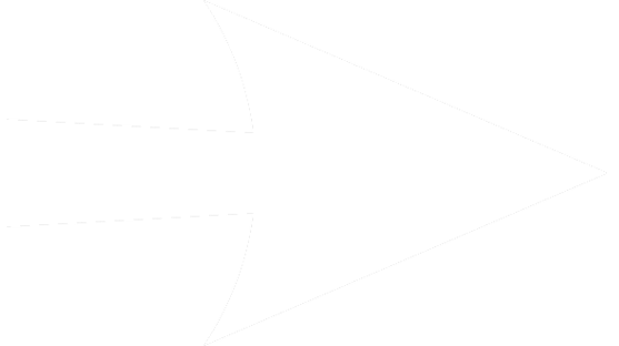 White arrow pointing at the right with light background