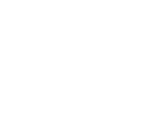 White arrow pointing up with a light background