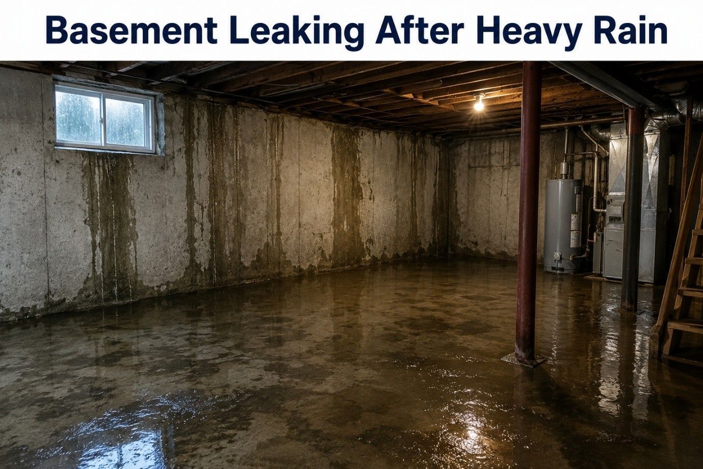 basement leaks after heavy rain