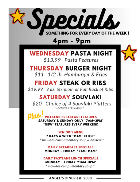 Daily Specials
