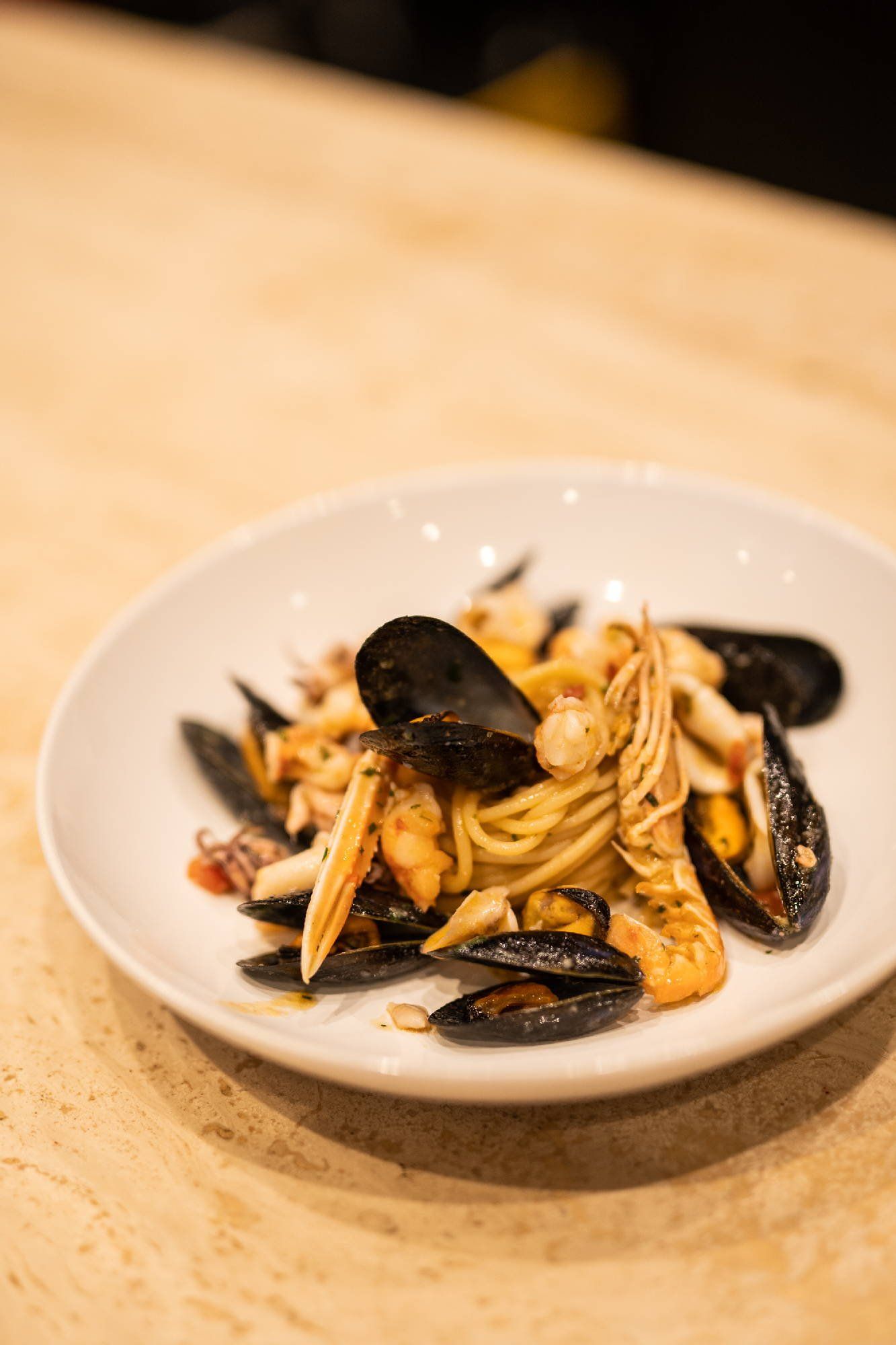 pasta con cozze da asporto Osteria Ligure La Spezia