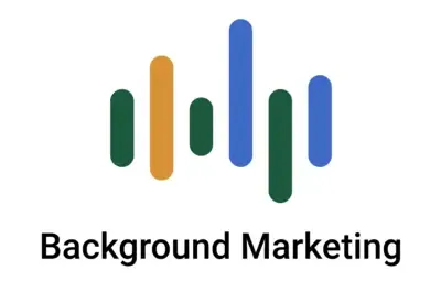 A logo for background marketing